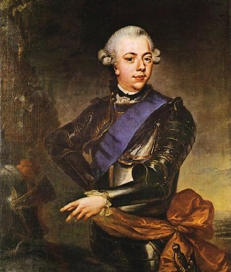 Johann Georg Ziesenis State Portrait of Prince William V of Orange oil painting picture